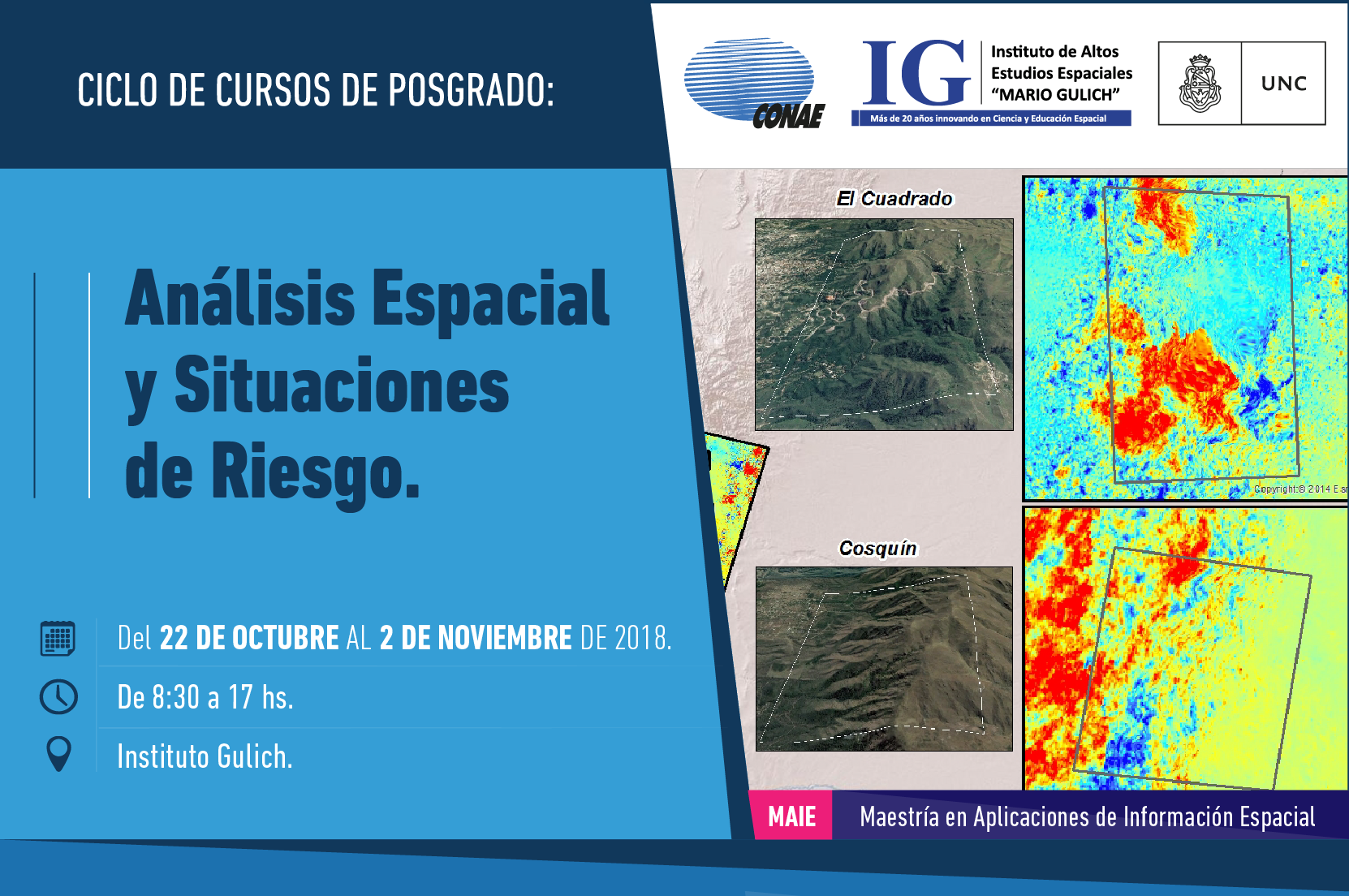 Curso An Lisis Espacial Y Situaciones De Riesgo Gulich